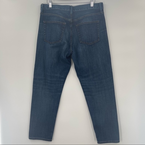 Uniqlo Medium-Dark Wash Cropped Jean Size 27 - Picture 6 of 7